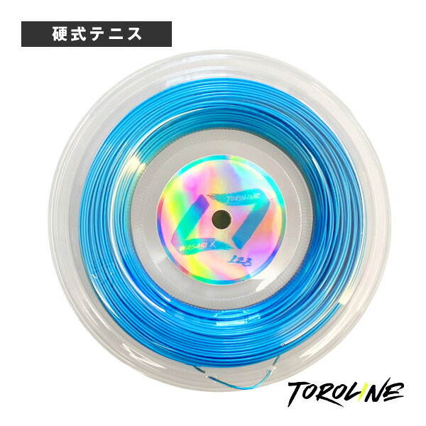 トロライン テニスストリング（ロール他） WASABI X ワサビ エックス ネオンブルー 100mロール 1.23mm