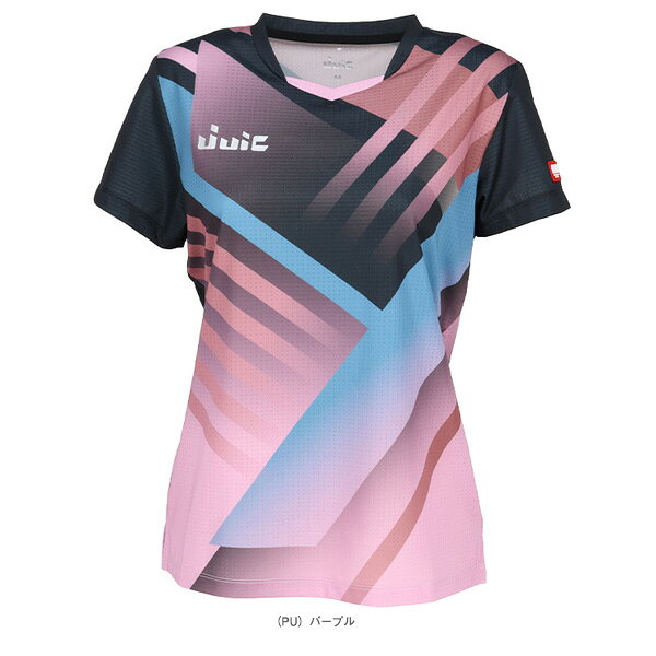 ジュウイック 卓球ウェア（レディース） JUICラインウォーリアシャツ LINE WARRIOR SHIRT レディース 5690 2