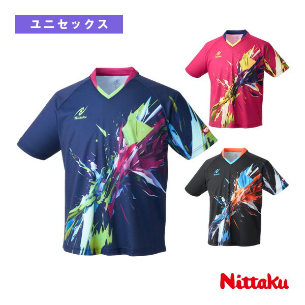 ニッタク 卓球ウェア（メンズ/ユニ） ブライトバーストシャツ BRIGHTBURST SHIRT ユニセックス NW-2218