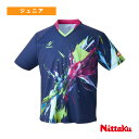 ニッタク 卓球ウェア(ジュニア) ブライトバーストシャツ BRIGHTBURST SHIRT ジュニア NW-2218