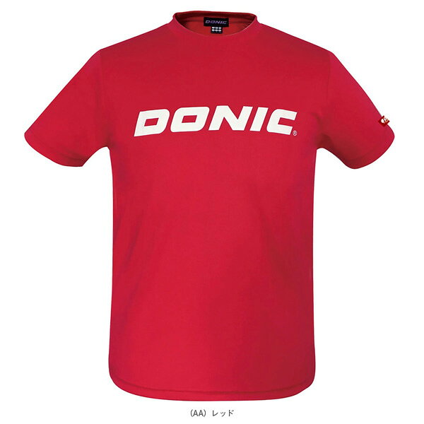 DONIC 卓球ウェア（メンズ/ユニ） DONIC シャツ ロゴ2025 ユニセックス GL155