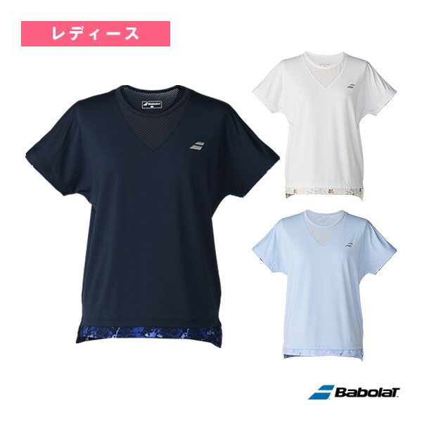 ■商品情報 商品名バボラ テニスウェア（レディース） プレイレンジ 半袖シャツ PLAY SHORT SLEEVE SHIRT レディース BWP6574 メーカー名バボラ カラー（101／WH00）ホワイト, （136／BL00）ブルー, （187／NV00）ネイビー サイズM, L, XL 素材STRETCH POLYESTER KNIT／MESH 生産国中国 ■メーカー希望小売価格はメーカーカタログに基づいて掲載していますサイズ(cm)MLXL 身長157～163162～168167～173 バスト80～8683～8986～92 ■商品詳細情報 特徴個性的なグラフィック＆新ストレッチ素材を採用したメインコレクション。シューズをはじめとするギアとのトータルコーディネートを提案します。ストレッチ性を追求した新素材ゲーム・プラクティス兼用モデル。ルーズフィットシルエット採用。ITF／JTA公認、LOOSE FIT日本バドミントン協会検定審査 テクノロジー【吸水速乾】【UV】【ストレッチ】【通気性】 &darr;サイズから商品を探したい方はこちら&darr;