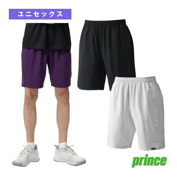 ■商品情報 商品名プリンス テニスウェア（メンズ/ユニ） ストレッチハーフパンツ ユニセックス MF6211 メーカー名プリンス カラー（139）パープル, （146）ホワイト, （165）ブラック サイズS, M, L, LL 素材ハイゲージストレッチライトEco（ポリエステル86％、ポリウレタン14％） 生産国中国 ■メーカー希望小売価格はメーカーカタログに基づいて掲載していますサイズ（cm）身長ウエスト S155-16568-76 M165-17576-84 L175-18584-94 LL180-19094-104 ■商品詳細情報 特徴柔らかい伸縮性のあるリサイクルポリエステルを使用したハーフパンツ。裾幅が広く、丈が短めの動きやすいパンツ。股下20cm（Lサイズ）。※公益財団法人日本バドミントン協会審査合格品 テクノロジー【吸汗速乾】【UPF50＋】【ストレッチ】【リサイクル】 &darr;サイズから商品を探したい方はこちら&darr;