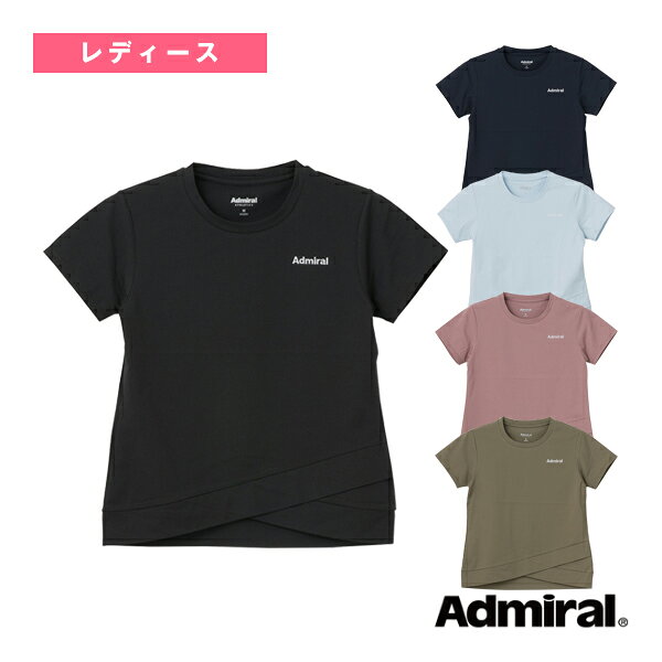 アドミラル(Admiral) テニスウェア（レディース） ピケサッカークロスレイヤードヘムTシャツ レディース ATLA662
