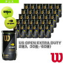 ウィルソン テニスボール] US OPEN EXTRA DUTY 2球入（エクストラデューティ）『箱単位（30缶／60球）』（WRT1000J）