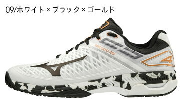 【送料無料】新色入荷！！テニスシューズ ミズノ MIZUNO テニス シューズ ウエーブエクシードツアー4 WAVE EXCEED TOUR4OC クレー・砂入り人工芝コート用（61GB2072) ソフトテニス シューズ ミズノ 軟式テニス シューズ テニス soft tennis shoes