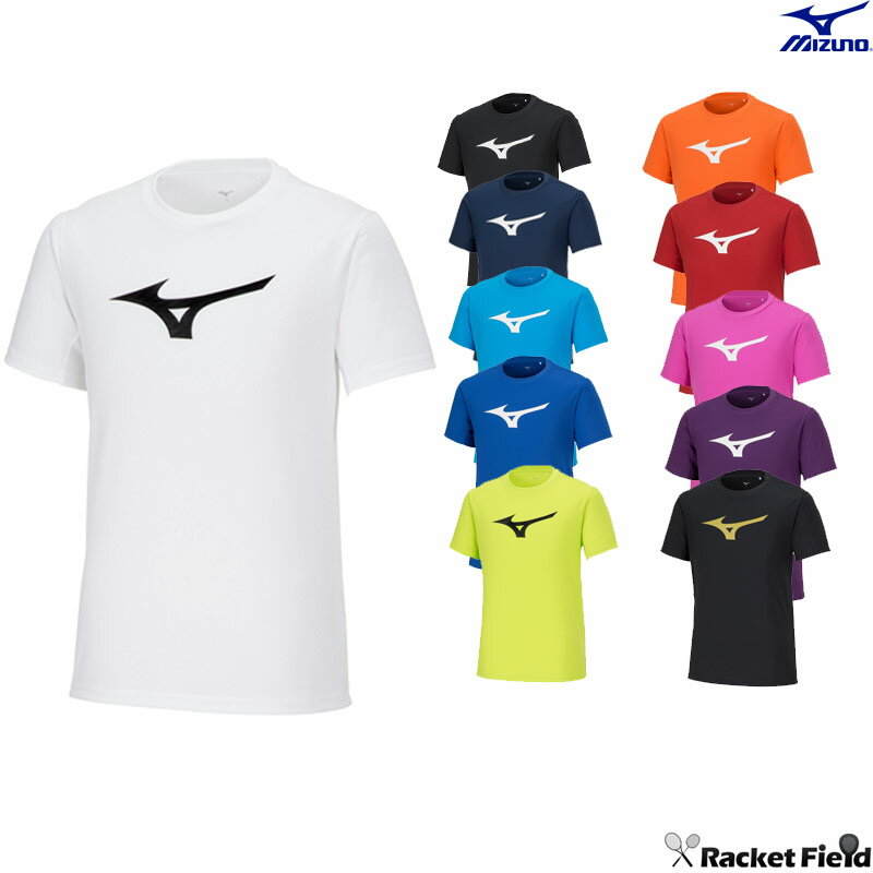 ソフトテニス バドミントン ウェア ミズノ MIZUNO Tシャツ 32MAA155 ユニセックス男女兼用・ジュニア対応 吸汗速乾 …