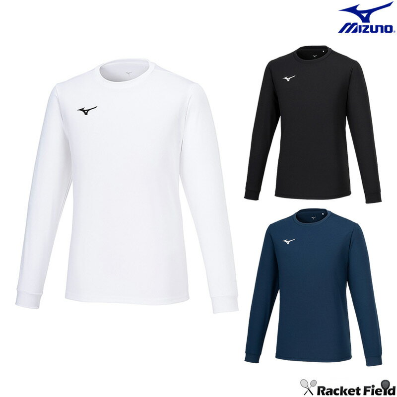 ソフトテニス バドミントン ウェア ミズノ MIZUNO Tシャツ(長袖) 32MAB158 ユニセックス 男女兼用 吸汗速乾 UVカット…