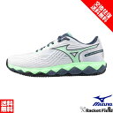 ソフトテニスシューズ サイズ交換往復無料 ソフトテニス シューズ ミズノ MIZUNO ウエーブエンフォースツアー2OC クレー・砂入り人工芝用 61GB250...