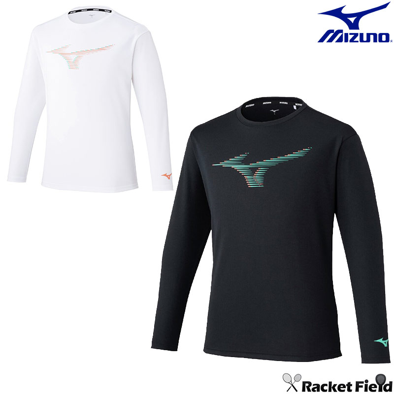 ソフトテニス バドミントン ウェア ミズノ MIZUNO プラクティスシャツ(長袖／ラケ...
