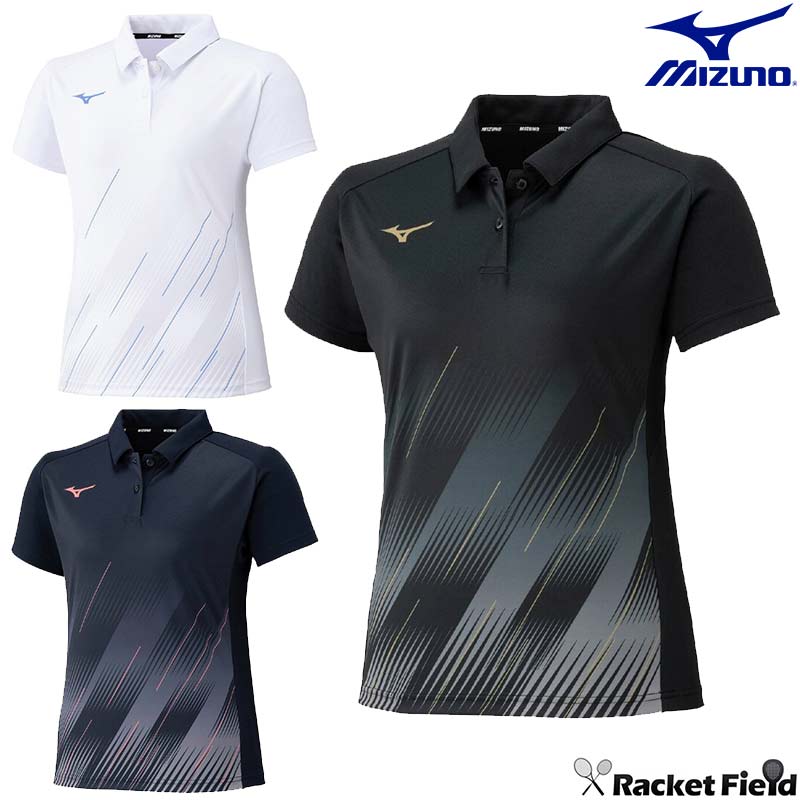 【レディース】 ソフトテニス バドミントン ウェア ミズノ MIZUNO ゲームシャツ(ラ...