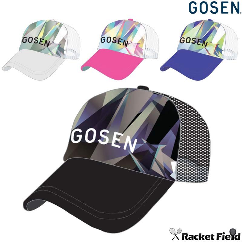 数量限定 ソフトテニス キャップ ゴーセン GOSEN ロゴキャップ A C26A03 刺繍 メッシュ アメリカンアジャスター 帽子 軟式テニス ソフトテニス キャップ ソフトテニス キャップ スポーツ テニス キャップ