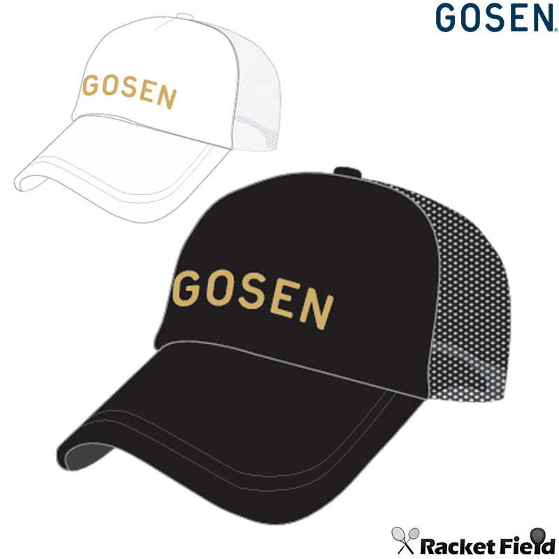 数量限定 ソフトテニス キャップ ゴーセン GOSEN ロゴキャップ B C26A04 刺繍 メッ...
