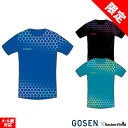 ソフトテニス ウェア ゴーセン GOSEN 昇華Tシャツ JPT15 半袖 ゴーセン バドミントン Tシャツ メンズ ユニセックス softtennis wear