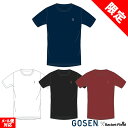 ソフトテニス ウェア ゴーセン GOSENロゴTシャツ JPT17 半袖 ゴーセン バドミントン Tシャツ メンズ ユニセックス softtennis wear