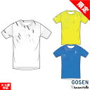 数量限定 ソフトテニス ウェア ゴーセン GOSEN 昇華TシャツB JPT34 半袖 ゴーセン バドミントン Tシャツ メンズ ユニセックス softtennis wear 2023秋