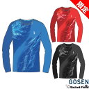 数量限定 ソフトテニス ウェア ゴーセン GOSEN 春企画昇華ロングスリーブTシャツB JPT54 長袖ゴーセン バドミントン ロングTシャツ メンズ ユニセ...