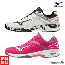 新色入荷！！テニスシューズ ミズノ MIZUNO テニス シューズ ウエーブエクシードツアー4 WAVE EXCEED TOUR4OC クレー・砂入り人工芝コート用（61GB2072) ソフトテニス シューズ ミズノ 軟式テニス シューズ テニス soft tennis shoes