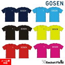 バドミントン ウェア ゴーセン GOSEN ワンポイントTシャツ プラクティスシリーズ JPT01 Tシャツ半袖 ゴーセン ソフトテニス Tシャツ ティーシャツ メンズ ユニセックス ジュニア140 soft tenni…