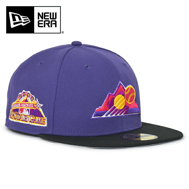 ニューエラ キャップ NEW ERA COLORADO ROCKIES 59FIFTY FITTED CAP SIDE PATCH コロラド ロッキーズ メンズ