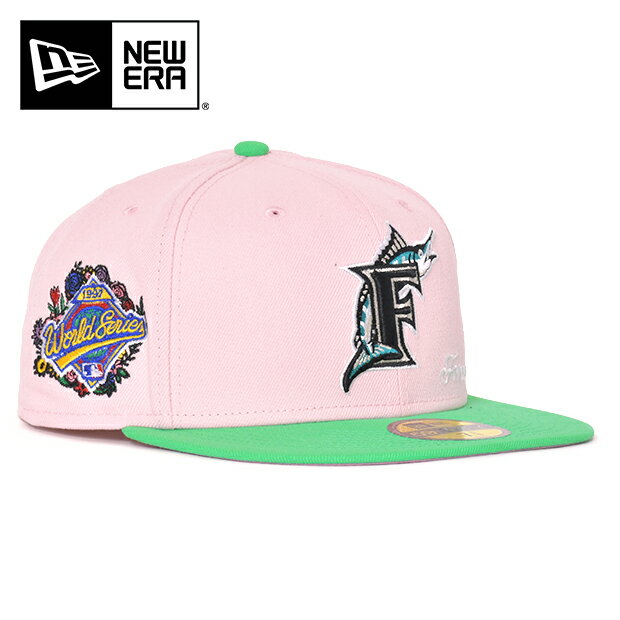 ニューエラ キャップ NEW ERA FLORIDA MARLINS 59FIFTY FITTED CAP SIDE PATCH フロリダマーリンズ メンズ