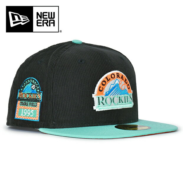 ニューエラ キャップ NEW ERA COLORADO ROCKIES 59FIFTY FITTED CAP SIDE PATCH コロラド ロッキーズ メンズ