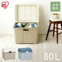 ★激熱商品★収納ボックス 60L 収納ケース プラスチック コンテナボックス 蓋付き 屋外 おしゃれ 屋外収納 屋外収納ストッカー 屋外収納ボックス 屋外ストッカー コンテナ ボックス 頑丈 大容量 玄関収納 ワイドストッカー アイリスオーヤマ WY-540