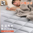 寝具 ベッドパッド 敷きパッド +5℃敷パッド SDサイズ グレー BSP-SC-SD吸湿発熱 ふかふか セミダブル 保温力 ゴムバンド付 消臭加工 洗濯機洗い...