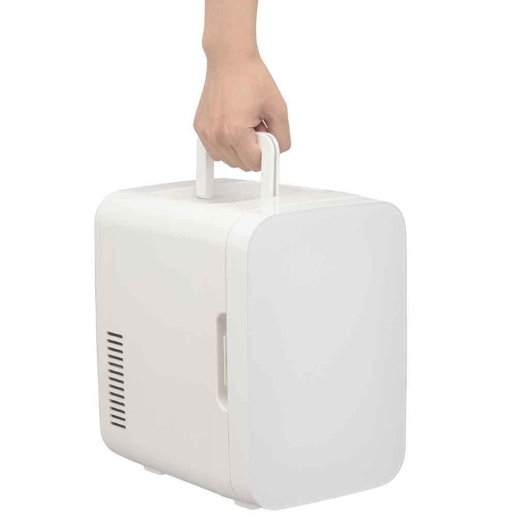 電子式保冷保温ボックス 5L COK-R056-W冷蔵庫 シンプル 1ドア 小型 コンパクト 保冷 保温 前開き 車載 5L オーム電機[2606SO] 2