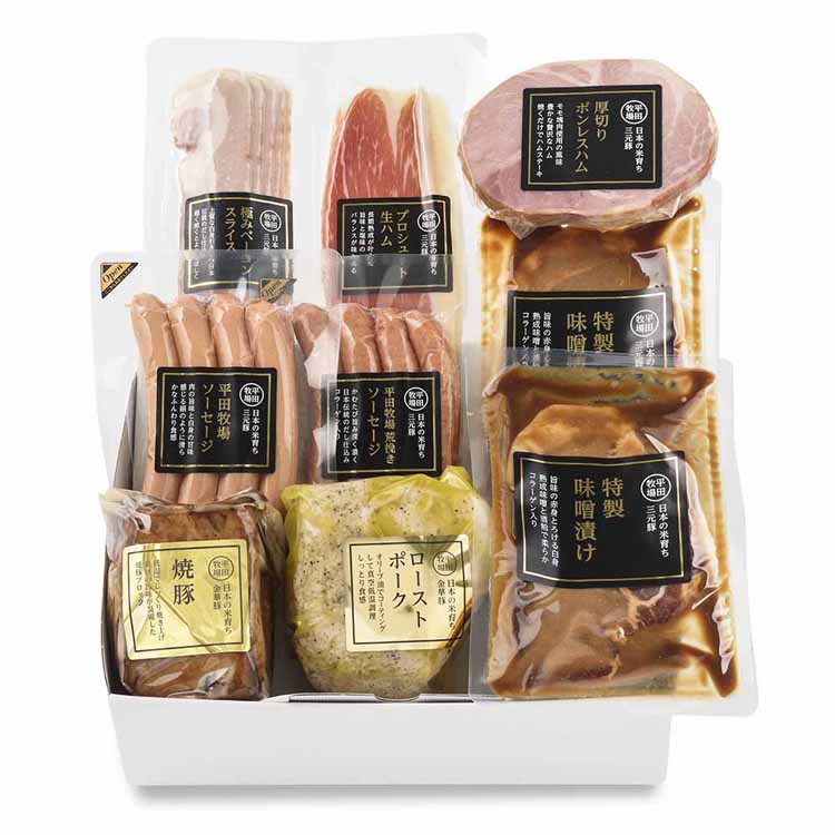 平田牧場特製ハムソーセージ詰合せセット CHK23-7平田牧場 平田牧場金華豚 金華豚 平田牧場三元豚 三元豚 米 ハム ソーセージ 生ハム ..