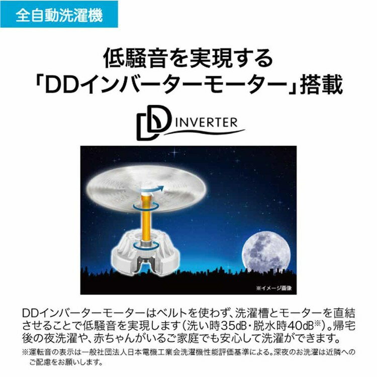 洗濯機インバーター8kg JW-UD80A(W) ホワイト JW-UD80A二人 三人 家族 インバーター 静音 夜 早朝 Haier[SA]