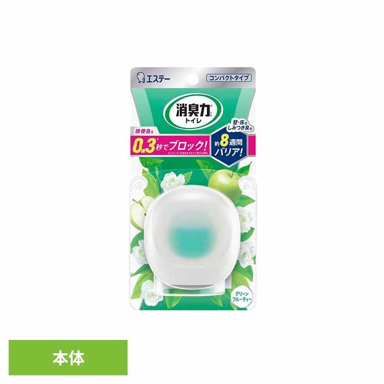樂天商城 - 消臭力　コンパクト　トイレ用　本体　グリーンフルーティー 52571消臭力 芳香消臭 トイレ用 エステー コンパクト しみつき臭 グリーンフルーティーの香り 消臭 トイレの消臭力 まとめ買い