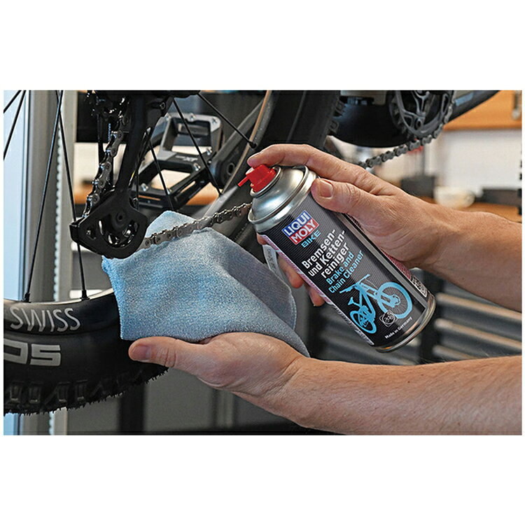 Rack WorldのLIQUIMOLY 21777 バイクブレーキ&チェーンクリーナー 400ml 76333クリーナー 汚れ落とし ブレーキ チェーン 速乾 LIQUI MOLY｜アングル2