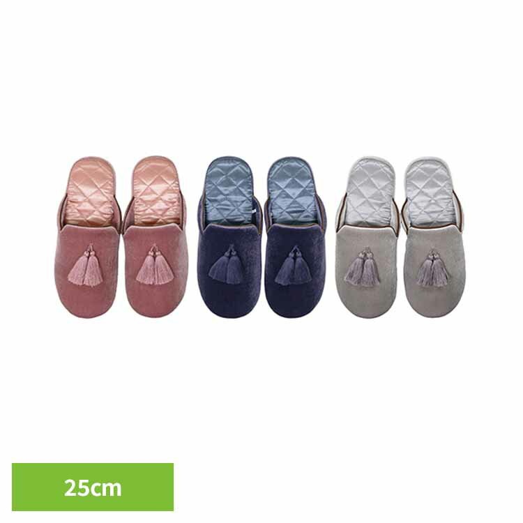 Rakuten - タッセルベロアスリッパ スリッパ 室内 かわいい タッセル ベロア おしゃれ シンプル インテリア ガーリー プレゼント