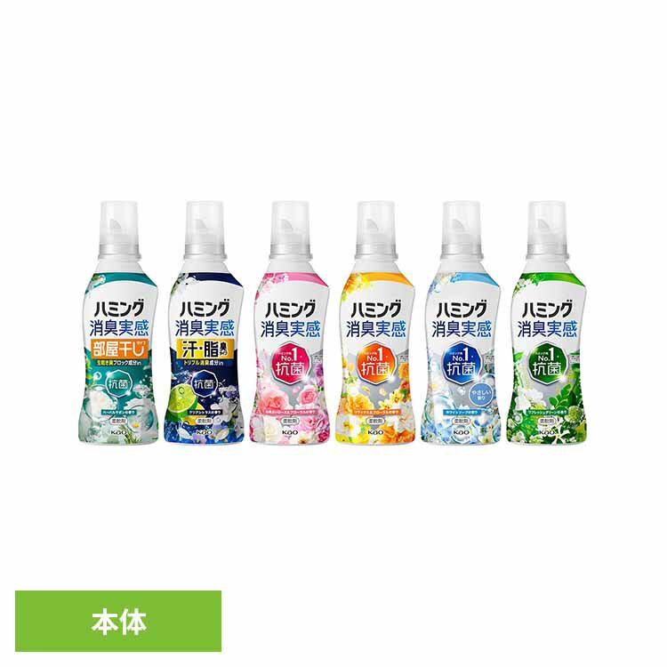 ハミング消臭実感 本体 柔軟剤 ハミング 消臭 洗濯 花王 Kao じゅうなんざい