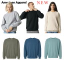 【新商品】アメリカンアパレル(americanapparel) トレーナーReFlex Fleece Crewneck Sweatshirtリフレックス フリース クルーネック スウェットユニセックス 男女兼用 無地 大人 上品 カジュアル ゆったりアメリカン アパレル アメアパ AMERICAN APPAREL