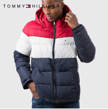 大特価★TOMMY HILFIGER トミーヒルフィガー CLASSIC NYLON HOODY PUFFER JACKET 156AN122 ジャケット ダウン ナイロン 中綿 ギフトアウトレット 送料無料