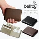 BELLROY ベルロイ ノート スリーブ 財布 Hide Seek LO Premium WHSF ミニ ウォレット 二つ折り財布 革 レザー コンパクト ギフト プレゼント ギフト プレゼントメンズ 大容量 シンプル エコレザー