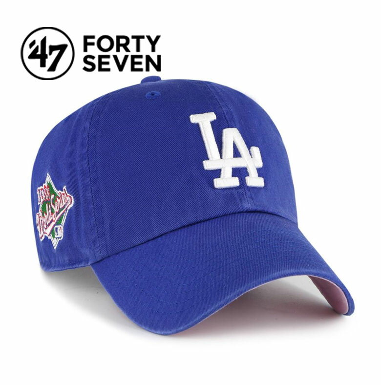 47BRAND フォーティーセブンブランド LOS ANGELES DODGERS BCPTN WORL ROYAL DOUBLE UNDER 47 CLEAN UP ロスアンゼルス ドジャース キャップ 帽子 ギフト