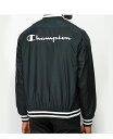 【期間限定 3,980円】　Champion チャンピオン SATIN BASEBALL JACKET ジャケット V1941550918 コート ベースボール アウター 長袖 定番 ベーシック ロゴ left chest emb script ギフト 送料無料 ギフト プレゼント 大特価