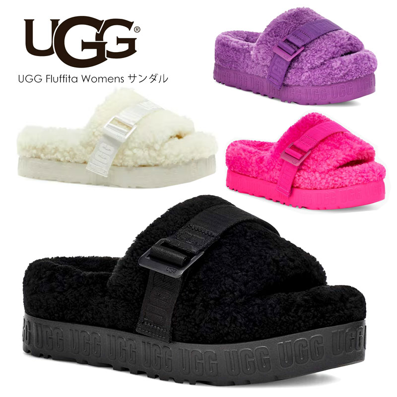 UGG（アグ）】Scrunchita レディーススライドサンダル (UGG/サンダル 