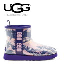 ★ラッピング袋の無料同梱対応★UGG アグ CLASSIC CLEAR MINI MARBLE 1120778 ブーツ スノー