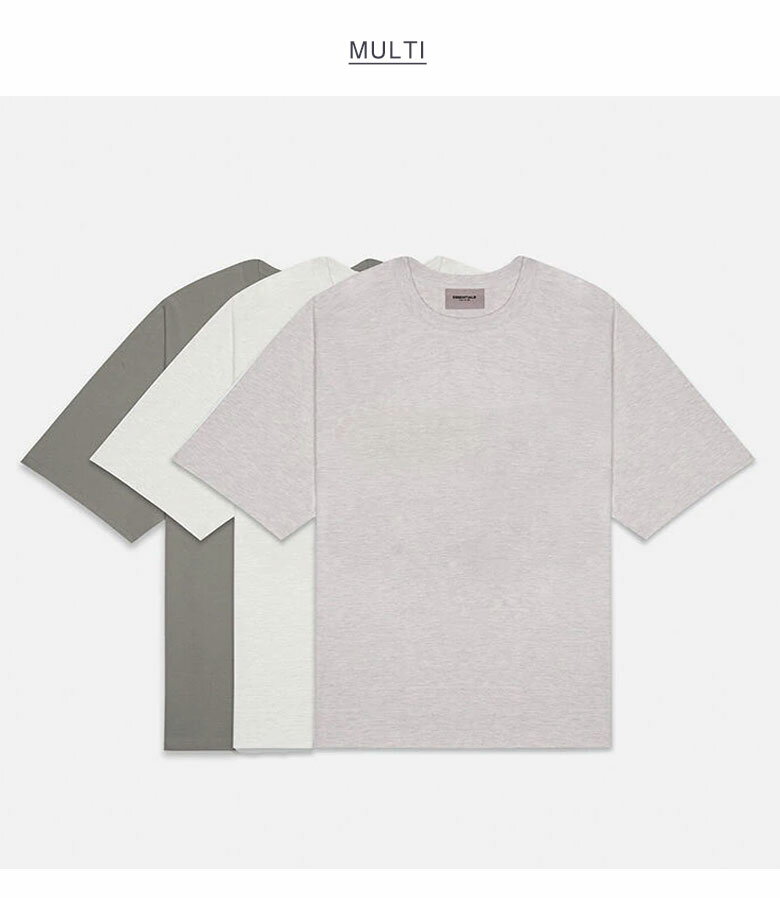 SALE セール 【メール便】 FOG ESSENTIALS フィアオブゴッド エッセンシャルズ 3-PACK SHORT SLEEVE TEES 3パック Tシャツ 無地 3枚組 半袖アウトレット 送料無料