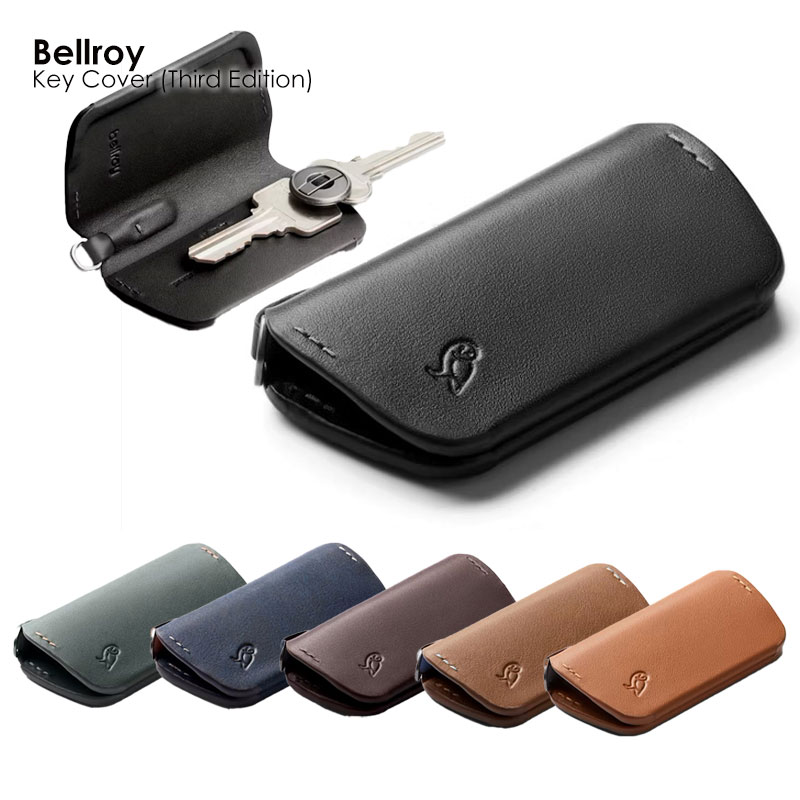 Bellroy ベルロイ Key Cover (Third Edition) EKCE キーケース キーカバー シンプル 本革 スマートキー メンズ レディース レザー スーパースリム マグネット式 車 自宅 鍵 コンパクト ビジネス フォーマル カジュアル