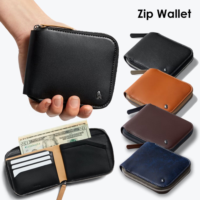 ベルロイ 革二つ折り財布 メンズ ★ BELLROY ベルロイ WZWA ZIP WALLET 財布 二つ折り財布 革 レザー ウォレット ミニ財布 コンパクト ギフト プレゼント ジップ ミニマリスト ビジネス カジュアル 就職 進学祝い プレゼント ZipWallet ジップウォレット