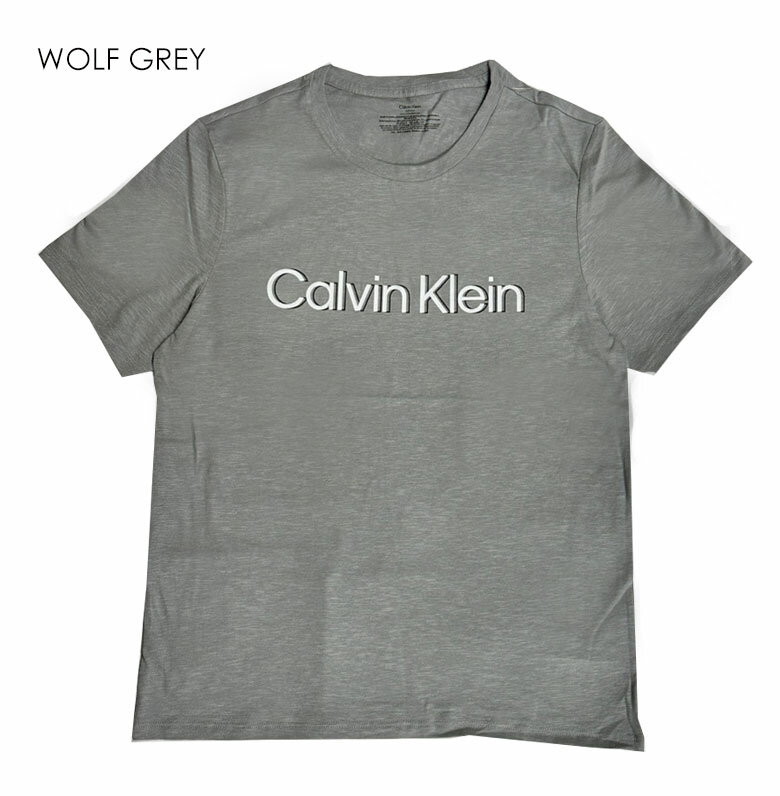 カルバン・クライン Tシャツ メンズ Calvin Klein NP2555O S/S CREW NECK カルバンクライン Tシャツ クルーネック コットン ブラック グレー メンズ ブランド CK 半袖Tシャツ カットソー