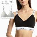 Calvin Klein LIGHTLY LINED LOGO STRAP BRALETTE カルバンクライン パット付き インナー ブラジャー ブラ ブラック グレー ノンワイヤー ロゴ レディース 下着 アンダーウエア ジム レディース