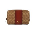COACH コーチ Coated Canvas Signature Essential Cosmetic Pouch CR514 B4NQ4 エッセンシャル コ...