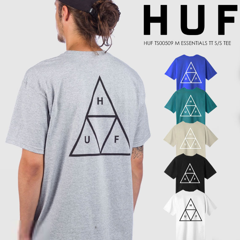 huf tシャツ ハフ Tシャツ メンズ 夏 綿100％ コットン オシャレ ストリート カジュアル HUF TS00509 M ESSENTIALS TT S/S TEE