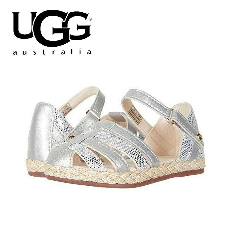 【送料無料】UGG T MATILDE SPARKLES 1092453T サンダル キッズ レディース フラット シルバー